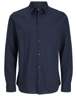 JREBMOSS HØRSKJORTE LS NAVY