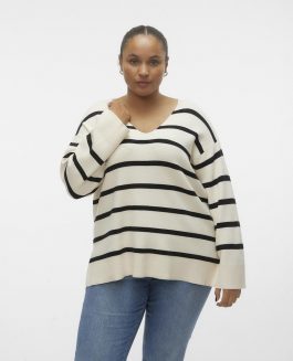VMCSABA LS V-NECK PULLOVER CURVE
