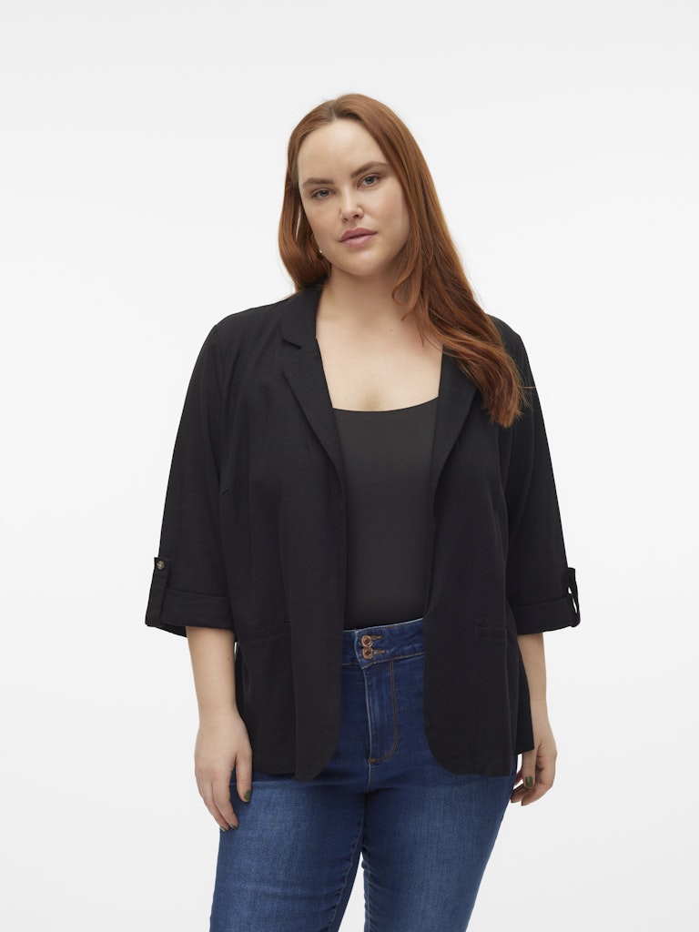 VMCJESMILO 3/4 HØR BLAZER CURVE BLACK (Størrelse: 50)