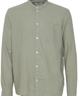 Solid Hørskjorte Ls China Vetiver