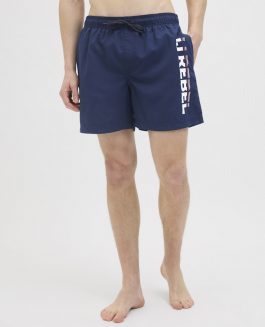 JREBHAWAII SWIM SHORT LOGO NAVY