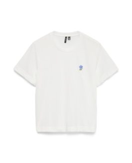 VMOLINE SS T-SHIRT SNOW WHITE