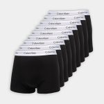 Calvin Klein 9-pak Underbukser Trunks Black/White