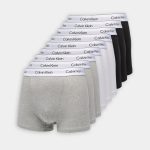 Calvin Klein 9-pak Underbukser Trunks Black/White/Grey Heather
