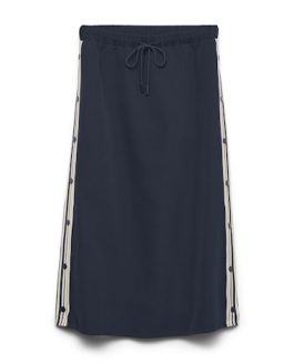 VMSOMYA PUSHBUTTON SKIRT NAVY BLAZER