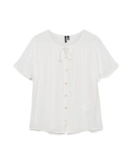 VMGABBI SS TIE TOP WHITE