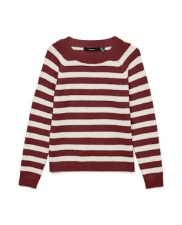 VMDOFFY LS O-NECK BLOUSE SYRAH/BIRCH