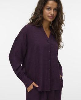 VMMELANEY QUEENY LS SHIRT WINETASTING