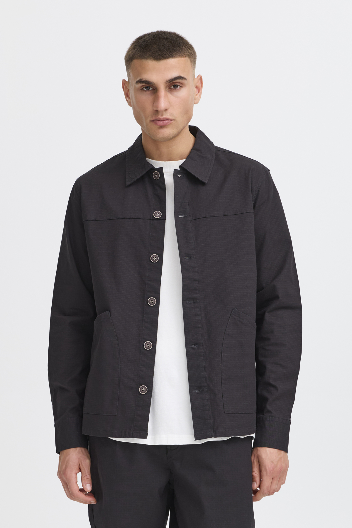 SDRICHIE OVERSHIRT BLACK (Størrelse: M)