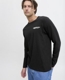 JREBZACK TEE LS CREW NECK BLACK