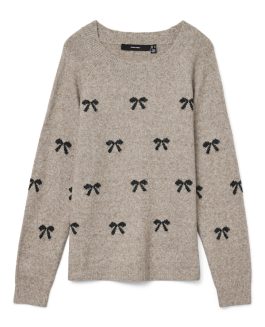 VMDOFFY LS O-NECK BLOUSE MOONROCK