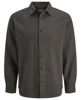 JREBIKE MELANGE SHIRT LS SN -Chocolate Torte