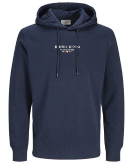 JREBJEANS REBEL PRINT SWEAT HOOD SN-Sky Captain