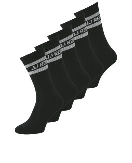 JREBREBEL LOGO TENNIS SOCKS 5 PACK