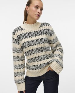 VMSKYE LS HIGHNECK PULLOVER GA-Birch