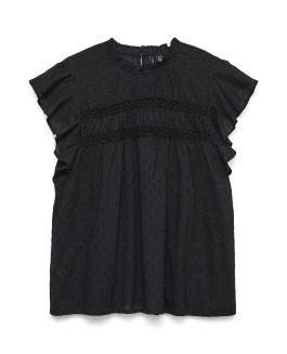 VMTRINE SL LACE TOP WVN