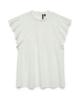 VMTRINE SL LACE TOP WVN