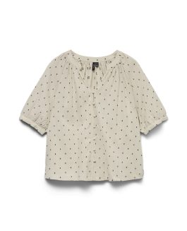 VMPRETTY DOBBY SS SHIRT