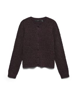 VMDOFFY STITCH LS O-NECK CARDIGAN